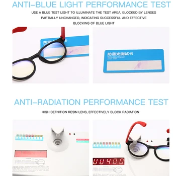 LongKeeper Bērniem Anti Zilā Gaisma Brilles Zēns Meitenes Gudrs Kārta Datoru Brilles Modes Zilā Gaisma Pretbloķēšanas Briļļu Oculos