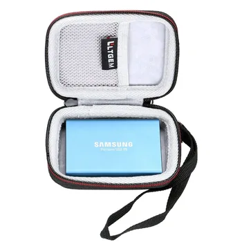 LTGEM Uzglabāšanas Ceļojuma maciņš Samsung T5/T3/T1 Portable 250GB 500 GB, 1 TB 2 TB SSD USB 3.0 Ārējo Cieto Dr