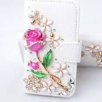 Luksusa Kristāla Rhinestone Seifs Stila Bling Tauriņš Diamond Telefonu Gadījumā Samsung Galaxy s5 mini Rožu Vāciņu