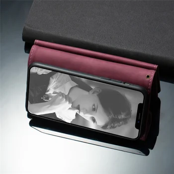 Luksusa Ādas Gadījumā iPhone SE 2020. gadam Siksnu pa Diagonāli Maciņš iPhone 11 Pro XS Max XR X 6s 6 7 8 Plus Kartes Slota Vāciņu
