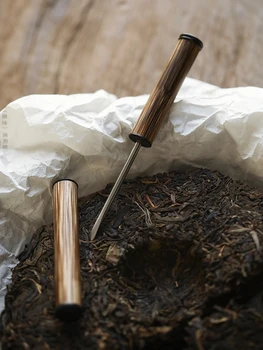 LUWU dabas bambusa un nerūsējošā tērauda tējas nazi, tējas piederumi