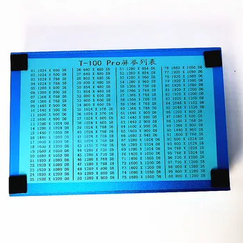 LVDS LCD testēšanas rīkus Iebūvēts 100 veidu programmas, izvēlēties no Atbalsta 7-84 