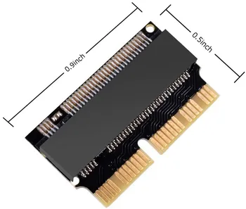 M. 2 Adapteri NVMe PCIe M2 NGFF Adapteri SSD Jaunināšana Macbook Air 2013. gada līdz 2017. gadam Mac Pro 2013 A1465 A1466 A1502 A1398