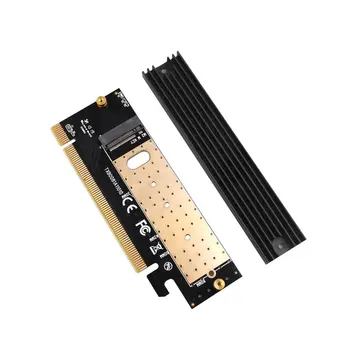 M. 2 NVMe M2 PCIE 3.0 X16 SSD Kontrolieris Adapteris Kartes M Taustiņu Saskarne Atbalsta PCI Express 3.0x16 SSD Disku
