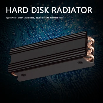 M. 2 SSD Cooler Heatsink 2280 Cietvielu Disks Radiatoru Sadzīves Datoru Piederumi NVME Desktop PC Dators