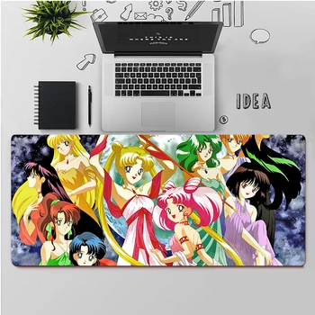 Maiya augstākās Kvalitātes Anime Sailor Moon Klaviatūras Mat Gumijas Gaming peles paliktnis Galda Paklājiņš, Bezmaksas Piegāde Liela Pele Pad Klaviatūras Mat