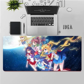 Maiya augstākās Kvalitātes Anime Sailor Moon Klaviatūras Mat Gumijas Gaming peles paliktnis Galda Paklājiņš, Bezmaksas Piegāde Liela Pele Pad Klaviatūras Mat
