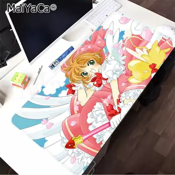 MaiYaCa Manu Mīļākie Anime Cardcaptor Sakura Liela Pele pad PC Datoru mat Bezmaksas Piegāde Liela Pele Pad Klaviatūras Mat