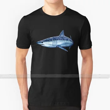 Mako Haizivs Dizains Custom Print Vīriešiem Sieviešu Kokvilnas Jaunu Atdzist Tee T krekls, Liela Izmēra 6xl jūras mākslas gamefish zvejas zils ūdens