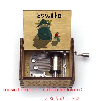 Mans Kaimiņš Totoro puses-ed music box tonari nav totoro Music Box Mūzikas Box Dāvanu Ziemassvētkos, Valentīna dienā, Dzimšanas dienā