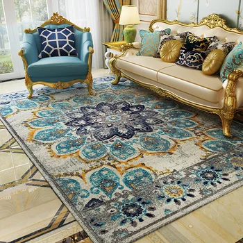 Maroka Vintage Etniskā Persiešu Stila Paklāja Dzīvojamā Istaba Guļamistaba Grīdas Paklājiem Paklāja Ziedu Neslīdoša Mājas Dekoru Amerikāņu Paklājos