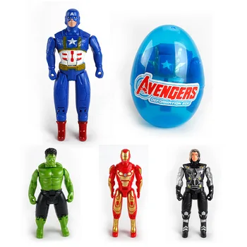 Marvel Iron Man Rotaļlieta Avengers Thor Pontons Captain America Deformācijas Olu Lelles Rīcības Anime Attēls Modelis Zēna Rotaļlieta Dāvana Bērniem