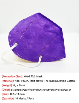 Mascarillas KN95 FFP2mask Atkārtoti izmantojami 5 Slāņi Mutes, Sejas Maska KN 95 Respiratoru FPP2 Drošības Aizsargmaskas, FFP3 Maske