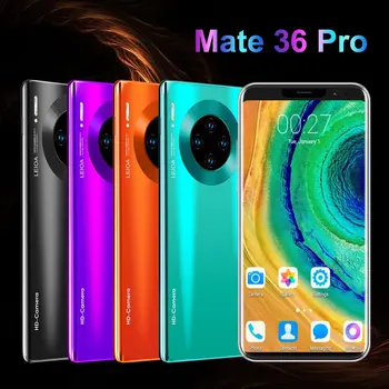 Mate36 Pro Viedtālrunis 5.8 Collu Ekrāna Viedtālruni 512+4G Atmiņas Atbalsta Dual Sim Kartes, Multi-Touch Screen Tālrunis