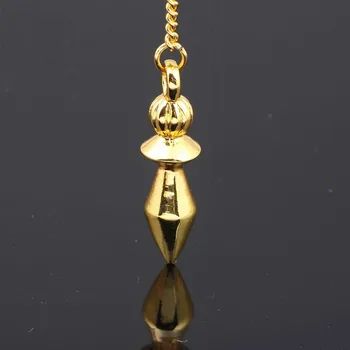 Maza Izmēra Reiki Svārsta Dabīgā Akmens Amuletu Dziedināšanas Kristāla Kulons Meditācija Skrūvēm Pendulums necklac Vīriešiem Sievietēm
