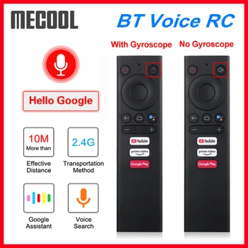 Mecool Gaisa Peli BT Balss Tālvadības pults Nomaiņa Android TV Box Mecool KM1 KM3 KM6 KM9 Pro Google Voice TV Kastē