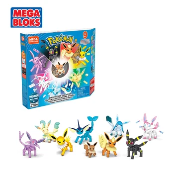 MEGA BLOKS Celtniecības Bloki Rotaļlietas Pokemon Sērijā Ibrahimovic Evolution Komplekts Mazo Grupu Rotaļu Komplekts Bērniem Rotaļlietas Ziemassvētku Dāvanu GFV85