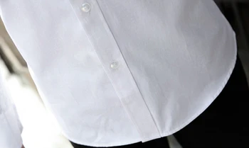 Melna pieguļoša Kleita Krekli Vīriešu 2019 Pavisam garām Piedurknēm Gadījuma Pogu uz Leju Krekls Mens Oficiālu Uzņēmējdarbību, Darba Krekls Vīriešu Chemise 7XL