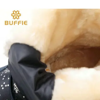Melnā augstu versija ziemas sieviešu zābakus sniegpārslas augšējā mežģīnes-up rāvējslēdzēju augstu kāju zābaki sieviešu sniega zābaki, liela izmēra 40 41 silts zābaki