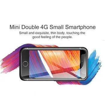 Melrose S9 PLUS Mini Viedtālruni Ultra Slim Mobilo Telefonu Ar Android 7.0 2.45 collu MT6737 Četrkodolu Ar 4G LTE GPS Google Play