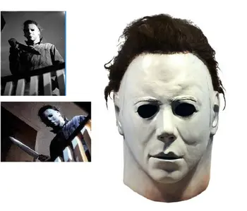 Michael Myers Maska 1978 Halloween Puse Šausmu Pilnu Galvas Pieaugušo Izmērs Lateksa Maska Modes Aksesuārus