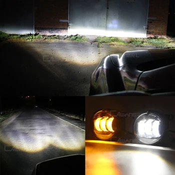 Miglas lukturi Montāža 30W 6000LM Automašīnas Priekšējo Buferi un DIOŽU Dienas Gaitas Gaismas, Miglas Lampas 12V Honda CR-V CRV 2.4 L L4 2012 2013