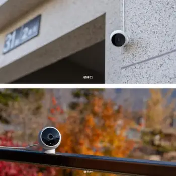 Mijia Xiomi Āra Smart Kameras IP Standarta IP65 Waterproof nepievelk putekļus 1080p FHD 2.4 GG Wi-Fi IS Nakts Redzamības Mihome App