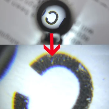 Mini Kabatas Mikroskopu Lupa Juvelieris Lupa 60x Rokas Lupa Ar LED UV Valūtas Dectector