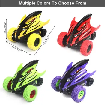 Mini Pull Atpakaļ Auto 360 Inerciālas Stunt Drift Auto Modelis Rotaļlietas Zēniem Bērniem ABS Plastmasas Transportlīdzekļa Berzes Darbināmiem Automobiļiem, Bērniem, Dāvanu