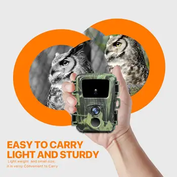 Mini Trail Medību Kamera 12 mp izšķirtspēja 1080P Savvaļas Meža Dzīvnieku Kameras Wild Hunter Cam Mini600 Foto Lamatas Uzraudzību, Izsekošanu