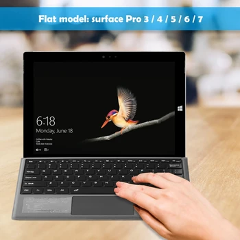 Mini Ultra-plānas Bluetooth 3.0 Bezvadu Tastatūru Microsoft - Surface Pro 3/4/5/6/7 Tablet PC Klēpjdators Spēļu Tastatūra