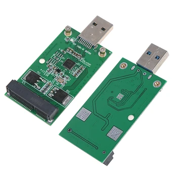 Mini USB 3.0 PCIE mSATA Ārējo SSD PCBA Conveter Adapteris Karte