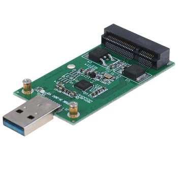 Mini USB 3.0 PCIE mSATA Ārējo SSD PCBA Conveter Adapteris Karte