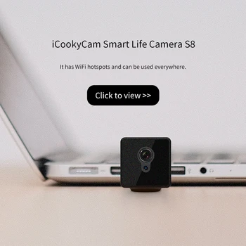 Mini Videokameras S8 IP Kameras 1080p HD Wifi Kustības Sensors Mikro Kamera CMOS IS Nakts Redzamības Tālvadības Apskates Portatīvo Ar Statīvu