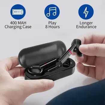 Mobilais tālrunis universālā TWS Bluetooth 5.0 austiņas lādēšanas box bezvadu austiņas 9D stereo sporta earbud austiņas ar mikrofonu