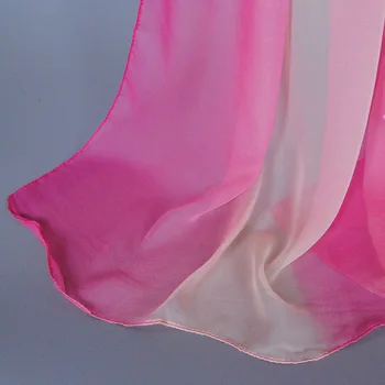 Modes Žoržets Slīpumu, Šalles Wrap Sieviešu Zīda Sajūta Šifona Plānas galvas apsējs Vasaras Skaistas Pludmales Lakatu, Bufanda 160X50cm
