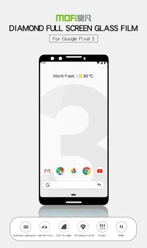 Mofi Google Pikseļu 3 Rūdīta Stikla Pilnībā Segtu aizsargplēvi Ekrāna Aizsargs Google Pixel3 Rūdīta Stikla Pikseļu 3