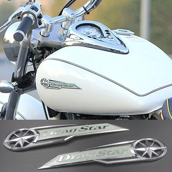 Motocikla degvielas Tvertne Emblēmas Nozīmīti, Uzlīmi, par Yamaha Drag Star 15 Vstar XVS