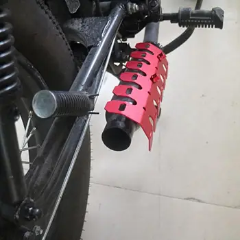Motociklu izplūdes muffler cauruļu aizsargs karstuma vairogs, vairogs, aksesuāri, detaļas, siltuma aptvert, motociklu S6Z2