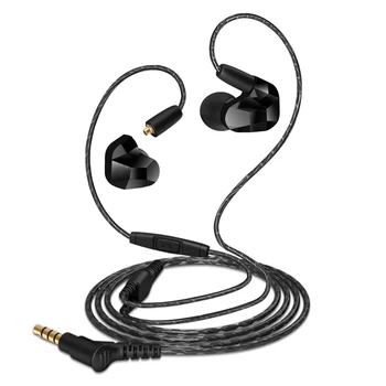 Moxpad X9 pro Dual Dinamisku Vadītāja Profesionālās In Ear Austiņas ar Mic Super BASS Mobilo tālruni, MP3 atskaņotāju kabeļa Nomaiņa