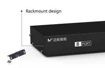 MT-VIKI 8 Port KVM Switch VGA USB Manuāli, Nospiežot taustiņu ar Vadu Tālvadības Pagarināšanu Komutatoru DATORA Atlasītāju, 8 GAB 1 displejs MT-801UK