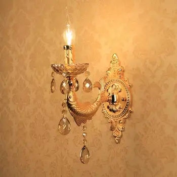 Mājas led spogulis gaismas mūsdienu sienas sveču gaismiņas, ar lampas toni, Gaitenis Zelta zivis sienas gaismas LED sienas Sconce celiņš sconce