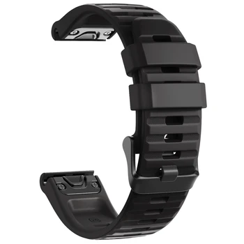 Mīksts Silikona Lentes Fenix 6X/6X Pro 26mm Platums Watchband Aproce ir Savietojams Fenix 5X/5X Plus/3 H