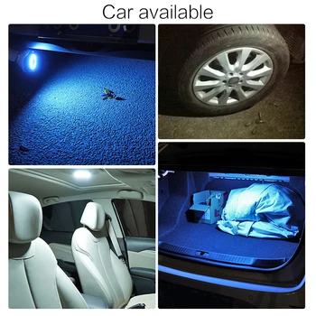 Nakts Gaisma Auto Led Jumta Lampas, Auto Interjers, Auto Dome Lasīšanas Gaismas Touch USB Uzlādes Atmosfēru Lampas Laipni Gaismas Bagāžnieka Lampas
