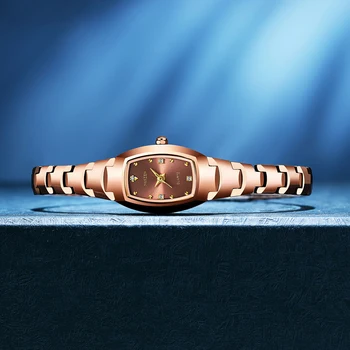 NAKZEN Luksusa Kvarca Skatīties uz Sievietēm Dzīve Ūdensizturīgs rokas Pulkstenis Dimanta Dāmas rokas Pulksteņi Montre Femme Rose Gold Skatīties Reloj Mujer