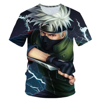 Naruto 3D tshirt bērniem Vasarā Harajuku Atdzist Unisex Īsās Piedurknes t krekls Japāņu Anime Smieklīgi Izdrukāt Streetwear zēnu T-krekls