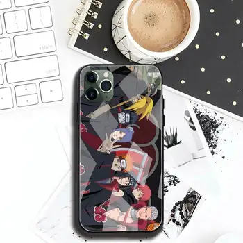 Naruto Sāpes Konan Hidan Deidara Kakuzu Telefonu Gadījumā Rūdīts Stikls iPhone 11 Pro XR XS MAX 8 X 7 6S 6 Plus SE 