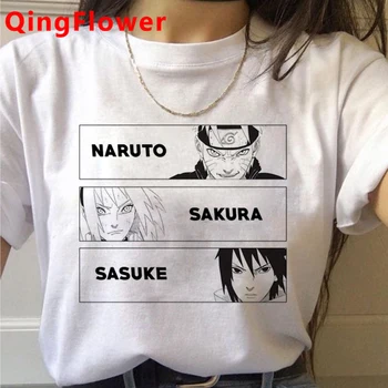Naruto Uchiha Itachi Vasaras Harajuku Atdzist T Krekls Japāņu Anime Smieklīgi Īsām Piedurknēm T Krekls Streetwear T-krekls Hip Hop Top Tees