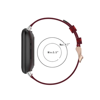 Neilona Siksna Fitbit Versa 3 watch band Kanvas Audumi Plaukstas locītavas Aproce Nomaiņa Fitbit Jēga skatīties Piederumi