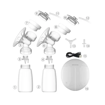 Nekustamā Bubee Single/double Elektrisko Krūts Sūknis Ar Piena Pudeles un Zīdaiņu Usb Bpa Free Spēcīgu Krūšu Sūkņi Bērnu ar Krūti